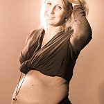 La beauté de la femme avant de la naissance