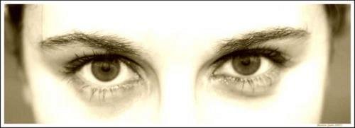 Miss M's eyes